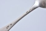 teaspoon, silver, 84 standard, 40.3 g, 15 cm, 1896-1907, St. Petersburg, Russia...