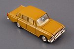 car model, Moskvitch 412 Nr. A2, (early model), PLATE FIXTURE, metal, USSR, 1975...
