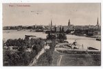 postcard, Riga, Bay of Agenskalns, Latvia, Russia, beginning of 20th cent., 13.8x8.8 cm...
