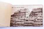 album, 12 postcards, views of Latvia, "Der Urlauberzug: Memel, Krottingen, Preekuln, Libau, Murajewo...