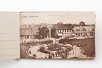 album, 12 postcards, views of Latvia, "Der Urlauberzug: Memel, Krottingen, Preekuln, Libau, Murajewo...