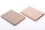 set of 2 books: Rūdolfs Blaumanis, "Raudupiete" / "Die Raudup-Wirtin", oriģinālskice; Miķeļa Rozentā...
