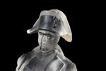 cologne bottle cap, in the form of a bust of Emperor Napoleon I, crystal. Produced by order of the c...
