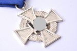 medal, For Faithful Service (Treudienst-Ehrenzeichen), 2nd class for 25 years, Third Reich, Germany,...