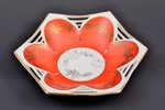 candy-bowl, porcelain, M.S. Kuznetsov manufactory, Riga (Latvia), 1937-1940, 23 x 18 x h 4 cm, secon...