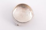 saltcellar, silver, 84 standard, 31.48 g, engraving, h 3.1 / Ø 4.9 cm, 1888, Moscow, Russia...