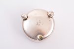 saltcellar, silver, 84 standard, 31.48 g, engraving, h 3.1 / Ø 4.9 cm, 1888, Moscow, Russia...
