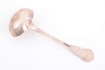 sieve spoon, silver, 84 standard, 71.86 g, gilding, 17.5 cm, by Sohlman Gustav Alexander, 1880, St....