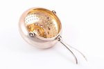 tea strainer, silver, 84 standard, 29.8 g, Ø 5.5 cm, 1880-1890, St. Petersburg, Russia...