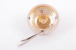 tea strainer, silver, 84 standard, 29.8 g, Ø 5.5 cm, 1880-1890, St. Petersburg, Russia...
