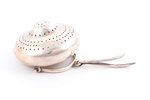tea strainer, silver, 84 standard, 29.8 g, Ø 5.5 cm, 1880-1890, St. Petersburg, Russia...