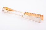asparagus tongs, silver, 84 standard, 302.3 g, 26.5 cm, "Fabergé", 1908 - 1917, Moscow, Russia...