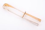 asparagus tongs, silver, 84 standard, 302.3 g, 26.5 cm, "Fabergé", 1908 - 1917, Moscow, Russia...
