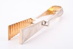asparagus tongs, silver, 84 standard, 302.3 g, 26.5 cm, "Fabergé", 1908 - 1917, Moscow, Russia...