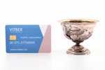 saltcellar, silver, 84 standard, 74.1 g, h 6 / Ø 7.8 cm, 1880-1890, St. Petersburg, Russia, traces o...