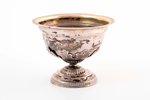 saltcellar, silver, 84 standard, 74.1 g, h 6 / Ø 7.8 cm, 1880-1890, St. Petersburg, Russia, traces o...