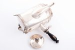 coffeepot, silver, 830 standard, weight of item without handle: 599 g (total weight 729.2 g), h 23.2...