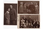 photography, 3 pcs., Latvian Army, Latvia, 20-30ties of 20th cent., 13.6х8.6  13.6х8.4 cm...