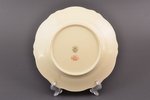 set of 6 plates, porcelain, Langebraun, Estonia, the 20-30ties of 20th cent., Ø 18.6 cm...