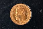Russia, 5 rubles, 1902, Nikolai II, gold, AU, fineness 900, 4.3 g, fine gold weight 3.87 g, Y# 62, F...