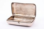 snuff-box, silver, 84 standard, 109.1 g, niello enamel, 10 x 5.8 x 2.7 cm, 1883, Moscow, Russia, res...
