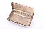 snuff-box, silver, 84 standard, 109.1 g, niello enamel, 10 x 5.8 x 2.7 cm, 1883, Moscow, Russia, res...