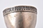 egg holder, silver, 875 standard, 30.51 g, h 7.2 / Ø 4.1 cm, the 20ties of 20th cent., Latvia...