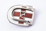 badge, badge of the Estonian Red Cross, 1st (highest) class, for donation, silver, enamel, Estonia,...