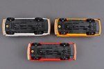 set of 3 car models: replica, Moskitch 403, plastic, Russia...