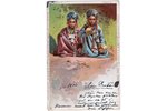 postcard, Russian types, Russia, beginning of 20th cent., 14.3.2х9.5 cm...