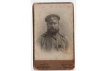 photography, Imperial Russian Army, on cardboard, Russia, beginning of 20th cent., 8.7х5.8 cm...