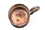 tea glass-holder, silver, 875 standard, 105.60 g, h (with handle) 10.2 cm, Ø (inside) 6.4 cm, the 20...