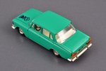 car model, Moskvich 408 Nr. А1, "Katyusha" (symbol of festival in 1985), metal, USSR, 1985...