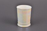 beaker, "Tallinn", porcelain, Langebraun, hand-painted, Estonia, the 20-30ties of 20th cent., h 5.7...