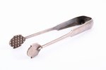 sugar tongs, silver, 84 standard, 38.8 g, engraving, 13.5 cm, 1908-1917, Moscow, Russia...