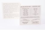 20 lats, 2013, Silver Salmon, silver, 925 standard, Latvia, 11 g, Ø 21.75 mm, Proof, in a case, with...
