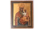 icon, The Chernigov Icon of the Mother of God, board, painting on gold, Russia, the border of the 19...