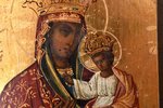 icon, The Chernigov Icon of the Mother of God, board, painting on gold, Russia, the border of the 19...