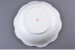 salad-bowl, porcelain, J.K. Jessen manufactory, Riga (Latvia), the 30ties of 20th cent., Ø 23.5 cm,...