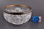 large fruit vase, silver, 84 standard, Ø 24.7 cm, h 13.4 cm, 1908-1917, Moscow, Russia, traces of ev...