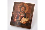icon, Jesus Christ Pantocrator, board, painting, Russia, the 19th cent., 35 x 31 x 2.8 cm...