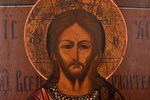 icon, Jesus Christ Pantocrator, board, painting, Russia, the 19th cent., 35 x 31 x 2.8 cm...