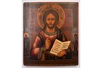 icon, Jesus Christ Pantocrator, board, painting, Russia, the 19th cent., 35 x 31 x 2.8 cm...
