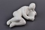 figurine, Dreamer, porcelain, Riga (Latvia), USSR, sculpture's work, the 50ies of 20th cent., 17 x 8...
