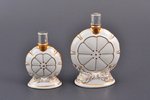 perfume set, 3 items, porcelain, Rīga porcelain factory, hand-painted, shape by Zina Ulste, Riga (La...