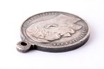medal, For diligence, Nicholas II, silver, Russia, beginning of 20th cent., Ø 28.3 x 33.8 mm, 15.60...