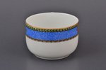 cup with saucer, porcelain, M.S. Kuznetsov manufactory, Riga (Latvia), 1920-1933, h (cup) 5.5 cm, Ø...