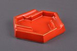 ashtray, Art Deco, porcelain, M.S. Kuznetsov manufactory, Riga (Latvia), 1937-1940, 10.2 x 11.5 x h...
