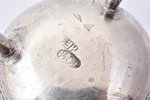saltcellar, silver, 84 standard, 22.92 g, engraving, Ø 3.5 cm, h 2.9 cm, by Israel Eseevich Zakhoder...