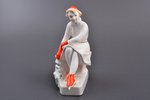 figurine, Skater Girl, porcelain, USSR, Latvia, Riga porcelain factory, molder - Oksana Zhnikrup, th...